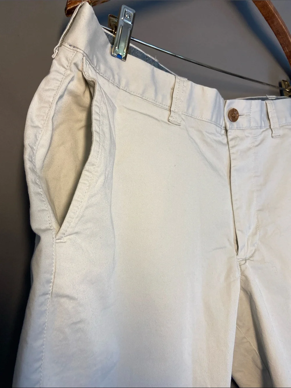 J. Crew White Flat Front Cotton Chino Shorts